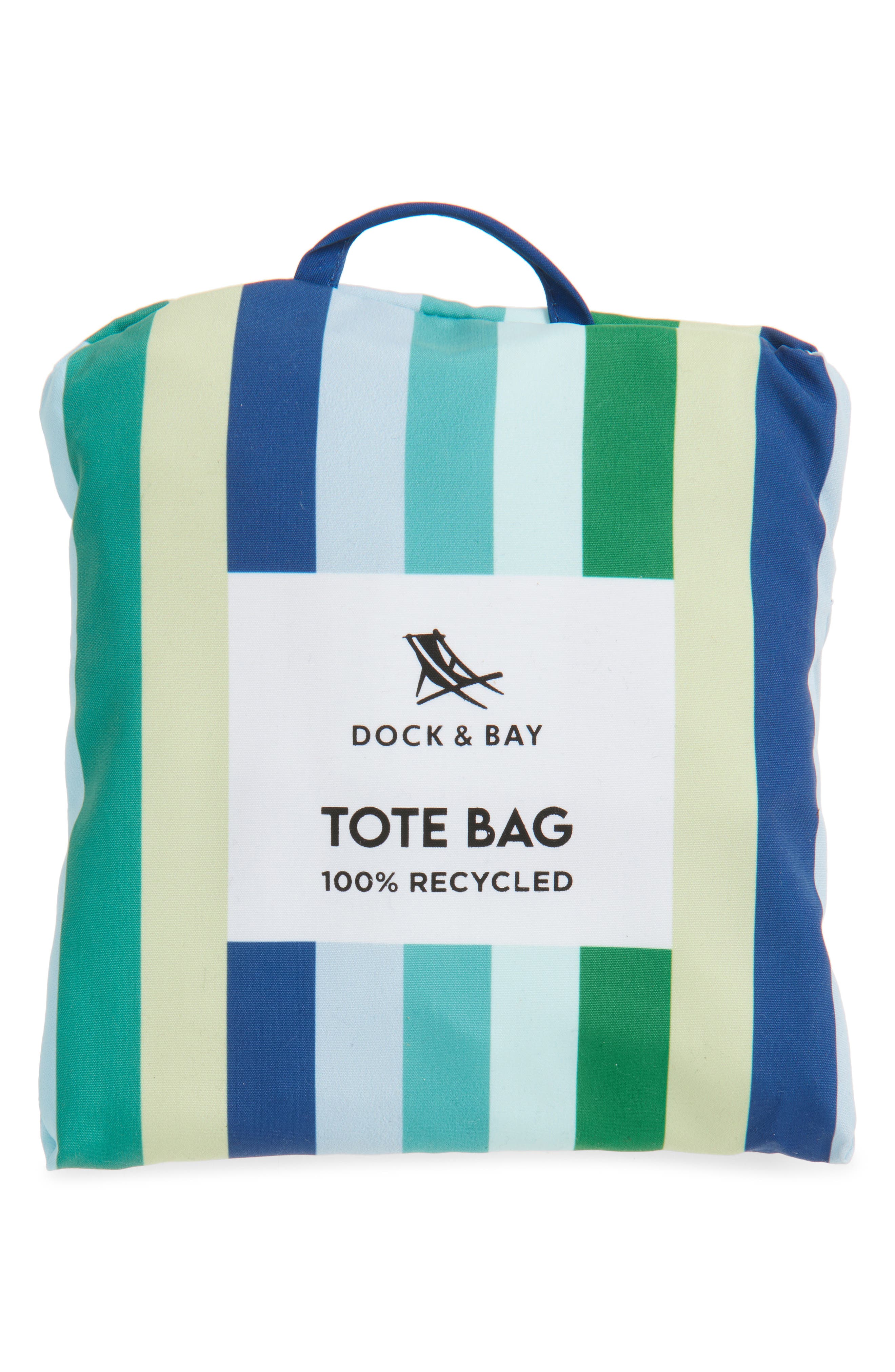 DOCK AND BAY Foldable Twill Tote, Alternate, color, Cool Lagoon