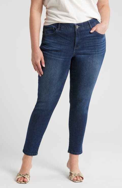 Sophie 'Ab'Solution Stretch Ankle Skinny Jeans (Plus)