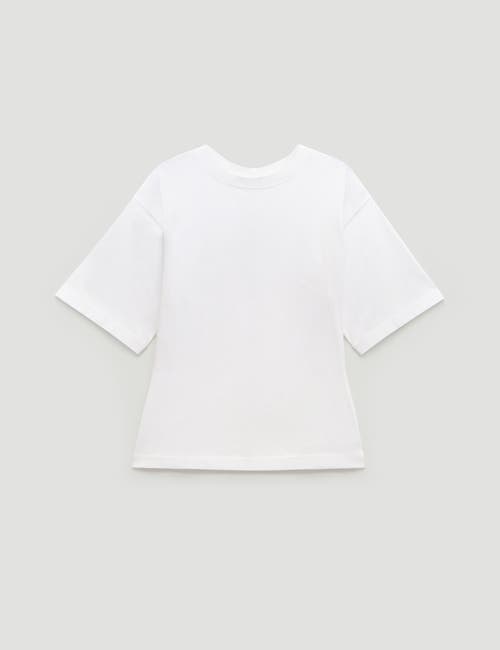 Hush Zip Detail Short Sleeve T-shirt In Neutral