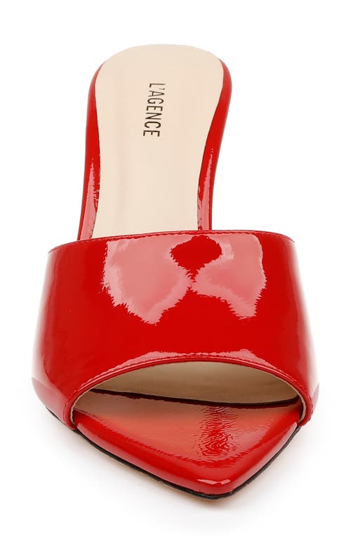 L Agence L'agence Lolita Vii Slide Sandal In Red