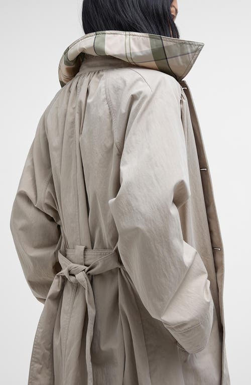 Barbour Garbo Water Resistant Jacket In Light Sand Rosemary