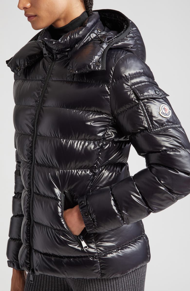 Moncler Bady Water Resistant Down Puffer Jacket, Alternate, color, Black