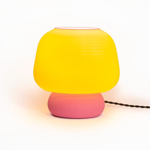 JONATHAN Y JONATHAN Y PORTOBELLO MODERN CLASSIC PLANT-BASED LED 3D PRINTED MUSHROOM TABLE LAMP, DIMMABLE 