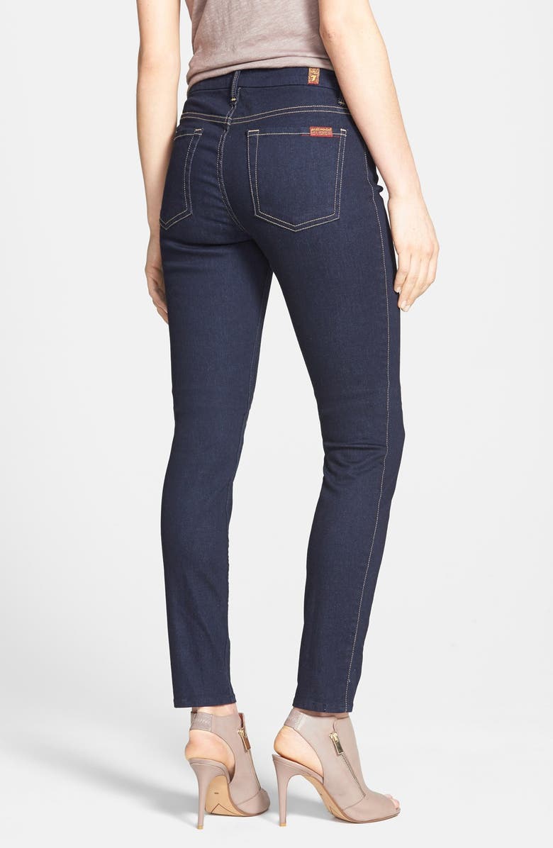 7 For All Mankind <sup>®</sup> High Rise Skinny Jeans, Alternate, color,