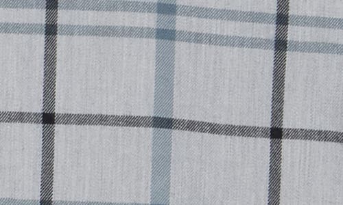 Nordstrom Merino Wool Flannel Button-up Shirt In Gray