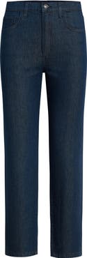 Favorite Daughter The Valentina Super High Waist Ankle Straight Leg Jeans