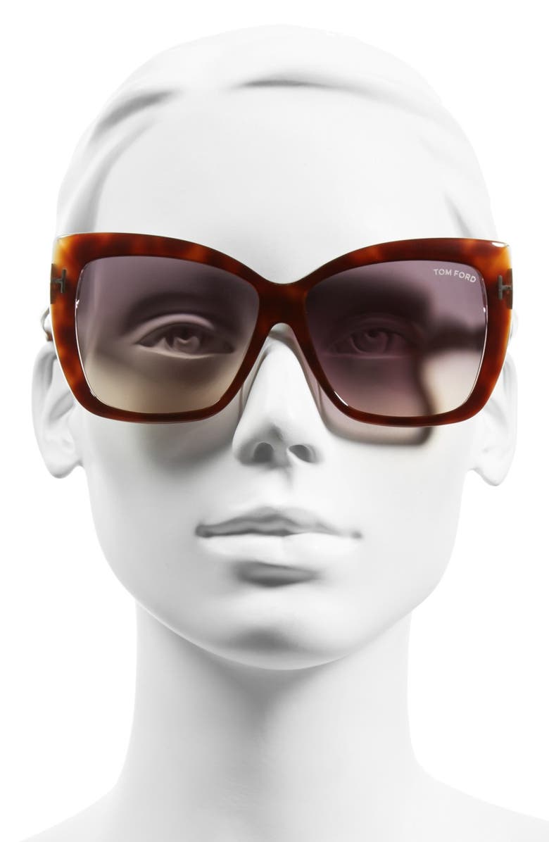 TOM FORD Irina 59mm Sunglasses, Alternate, color, 