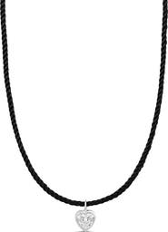 SHYMI Cubic Zirconia Heart Pendant Necklace