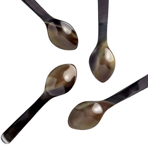 Horn Teaspoons - Set of 4