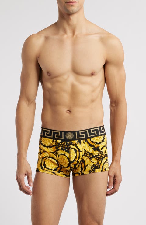 Barocco Stretch Cotton Trunks