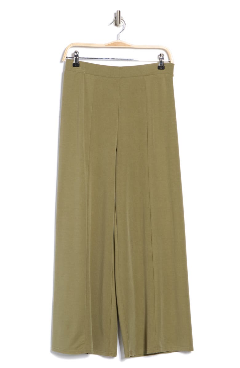 NORDSTROM RACK Modal Blend Pull-On Wide Leg Pants, Alternate, color, Green Sorrel