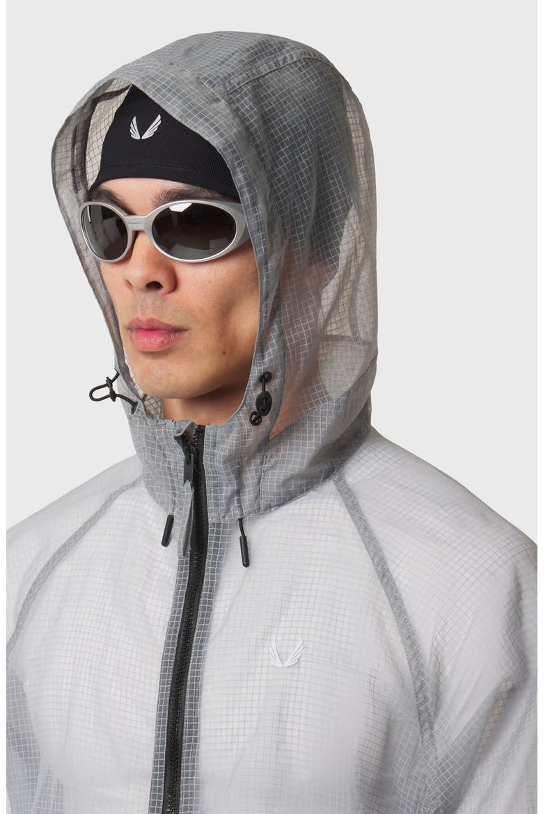 Weather-Ready Transparent Ripstop Shell Jacket, Alternate, color, Slate Grey