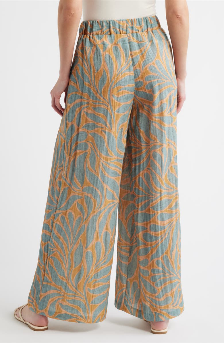 Wit & Wisdom Glider Skyrise Pleated Palazzo Pants, Alternate, color, 