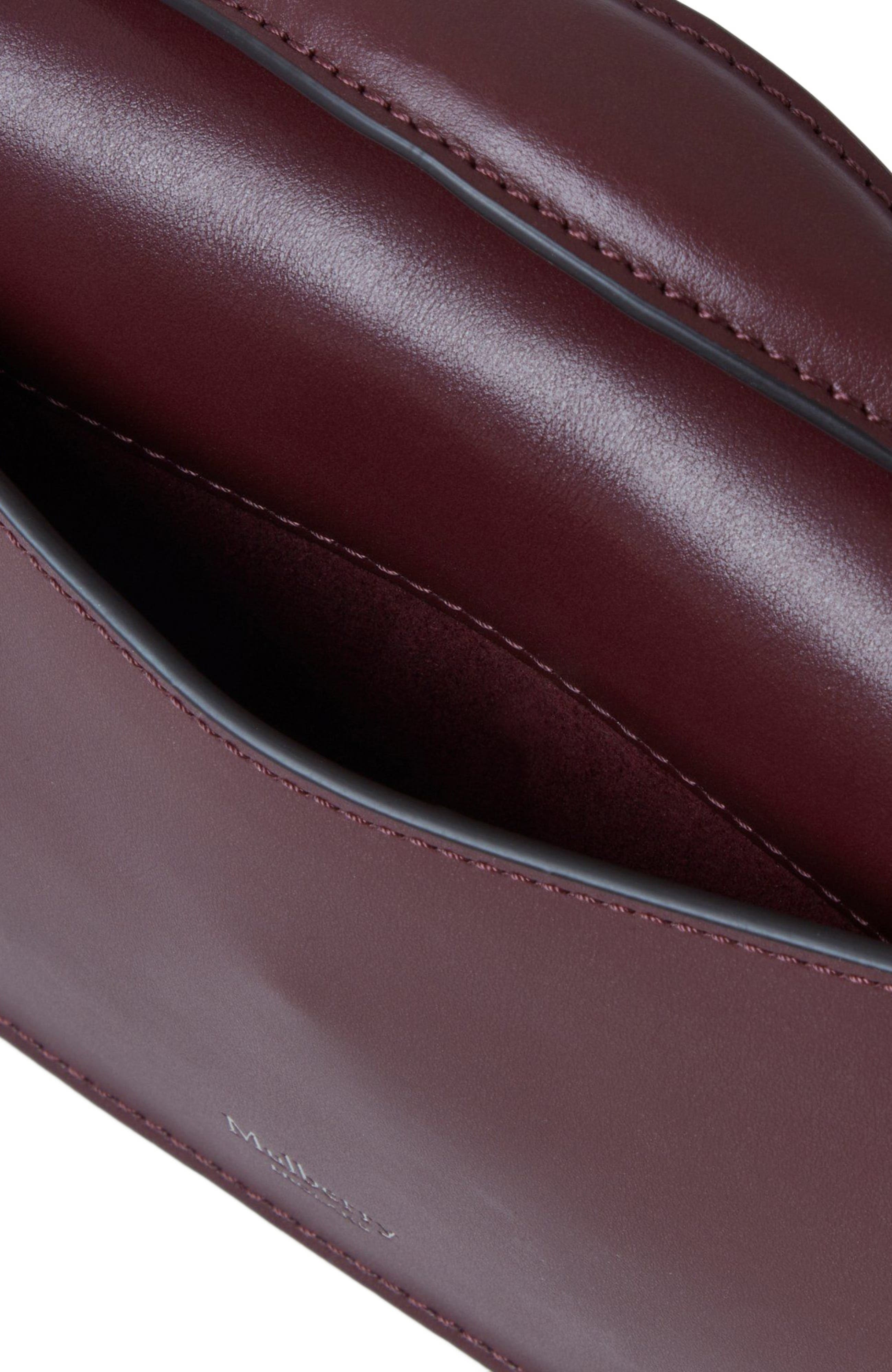 Mulberry Lana Day High Gloss Leather Top Handle Bag, Alternate, color, 