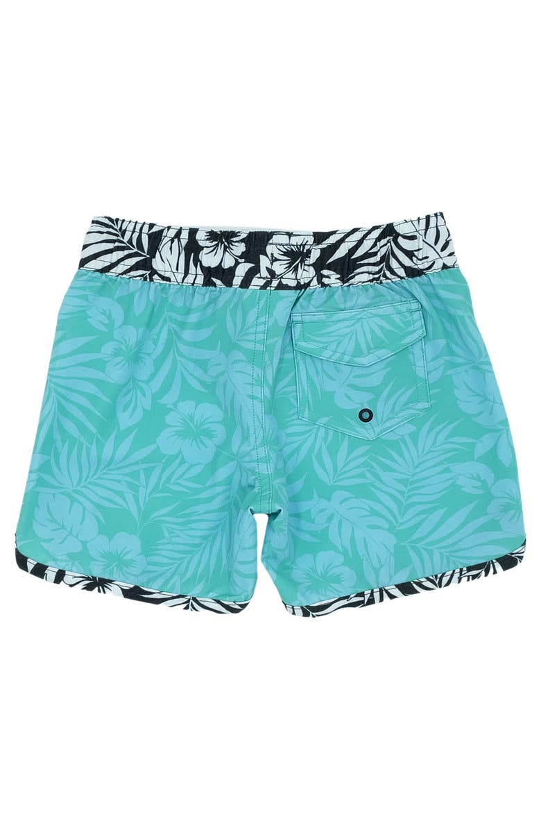 Feather 4 Arrow Tropical Board Shorts, Alternate, color,