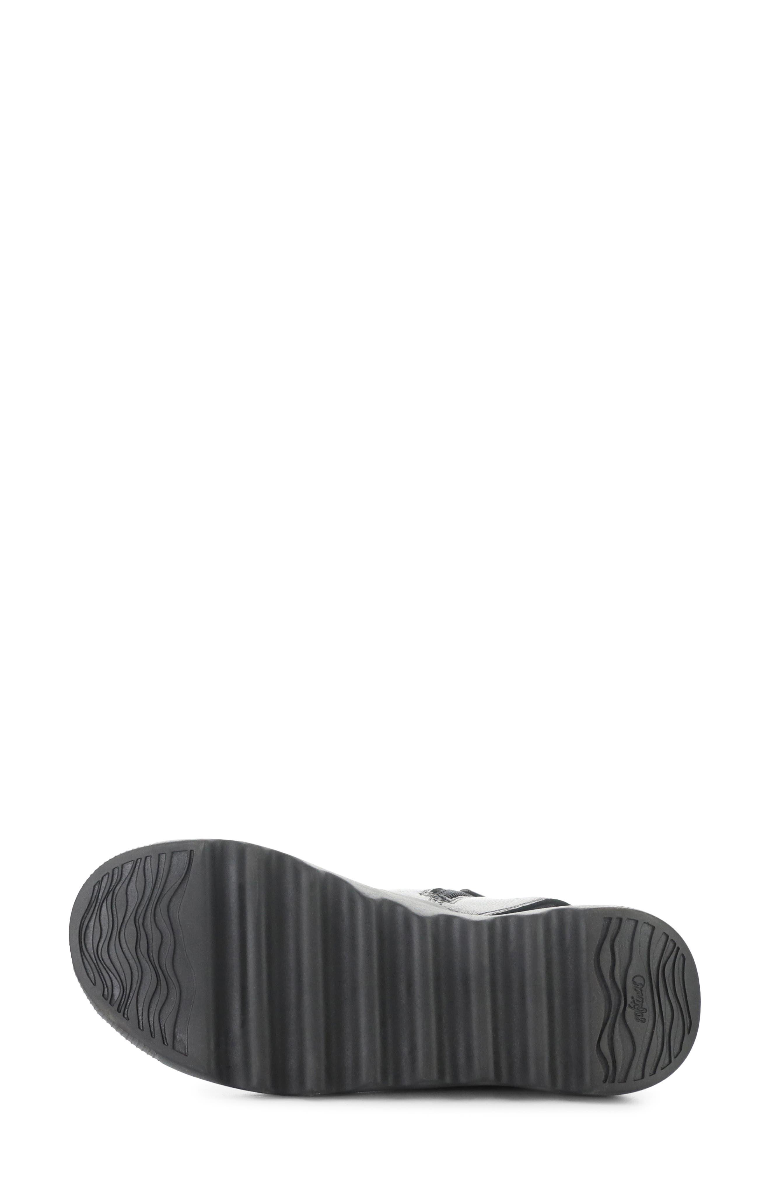 Softinos by Fly London Wish Platform Wedge Sandal, Alternate, color, Graphite