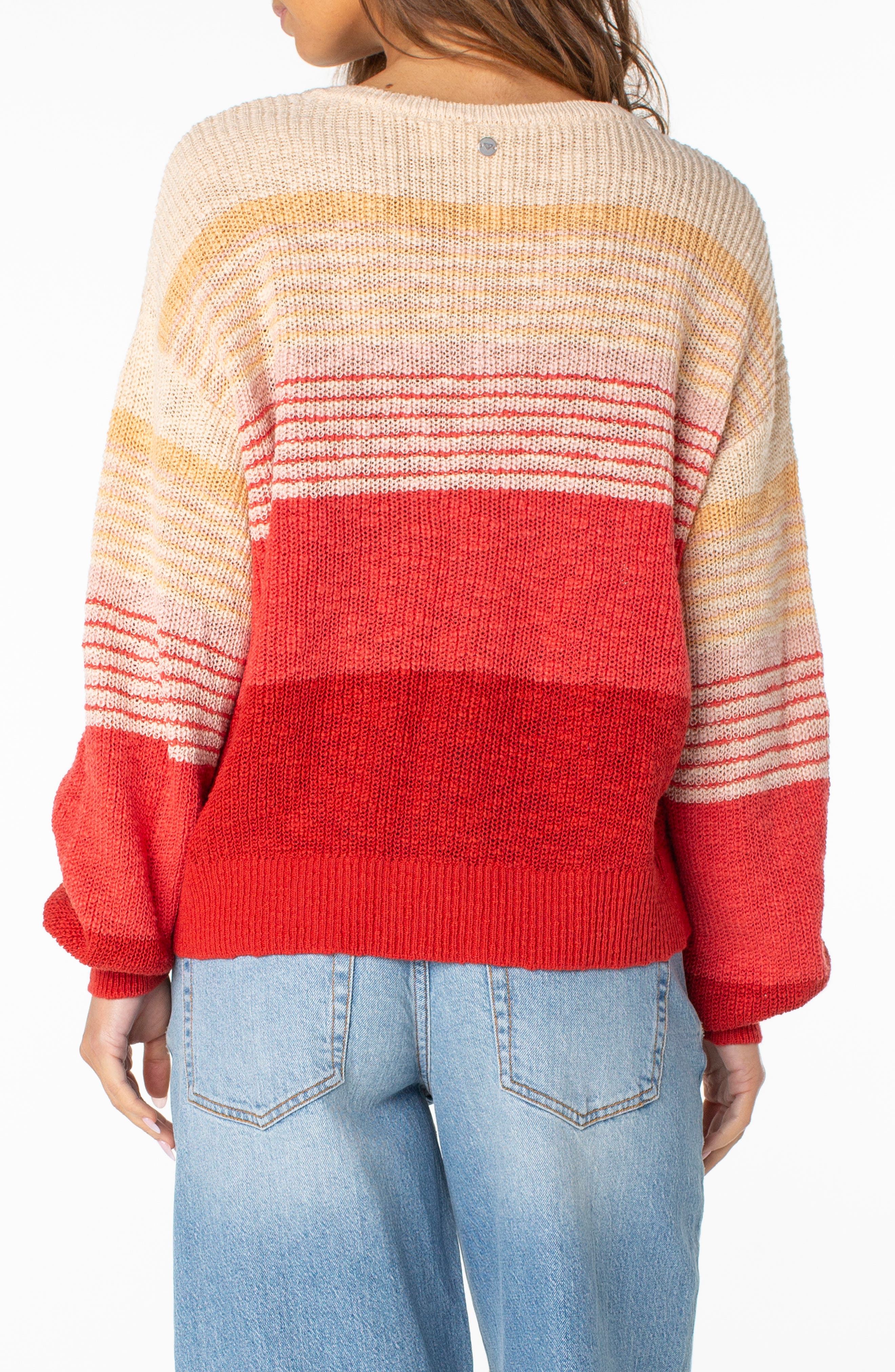Vibes Level Stripe Sweater - image 4