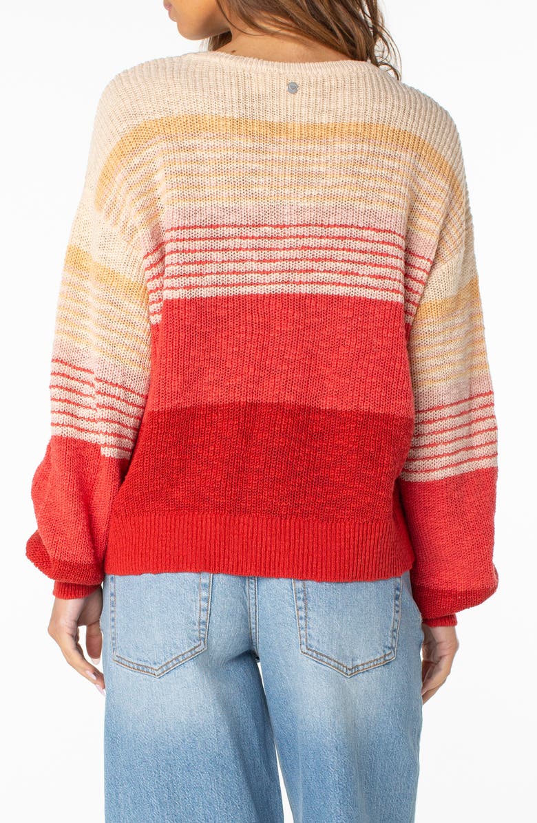 Roxy Vibes Level Stripe Sweater, Alternate, color, 