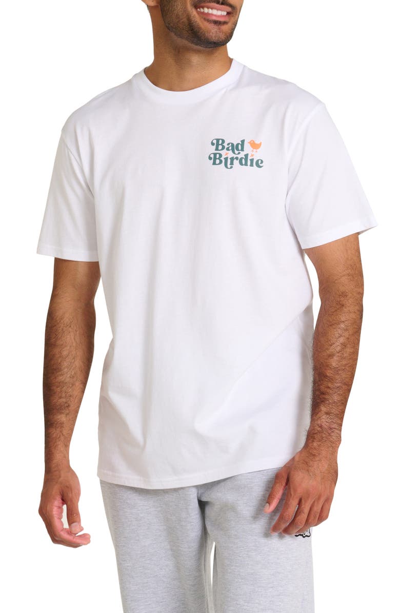 Bad Birdie Worldwide Cotton Graphic T-Shirt, Main, color, 