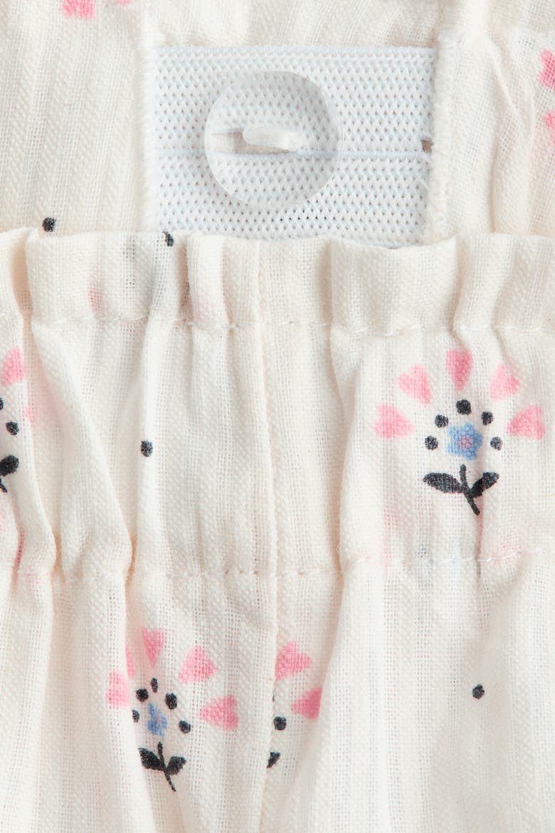 2-piece Printed Cotton Set, Alternate, color, White/floral