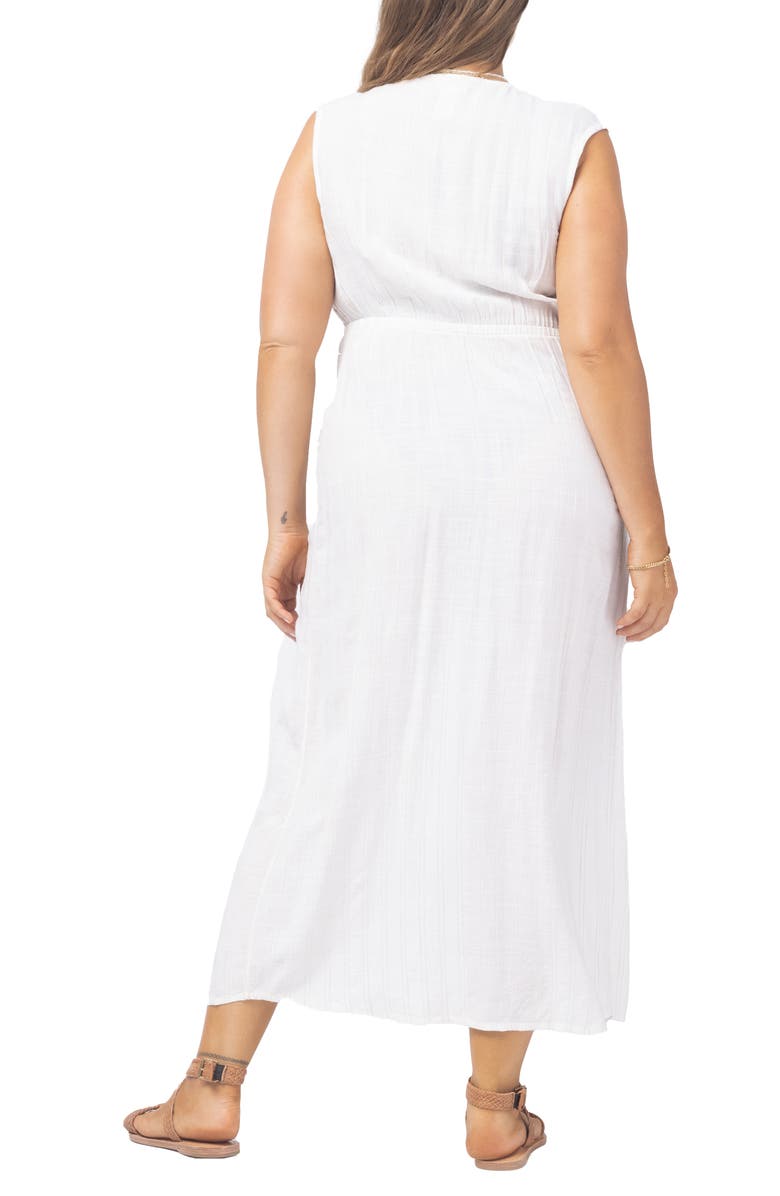LSPACE L Space Down the Line Cover-Up Dress, Alternate, color, Cream