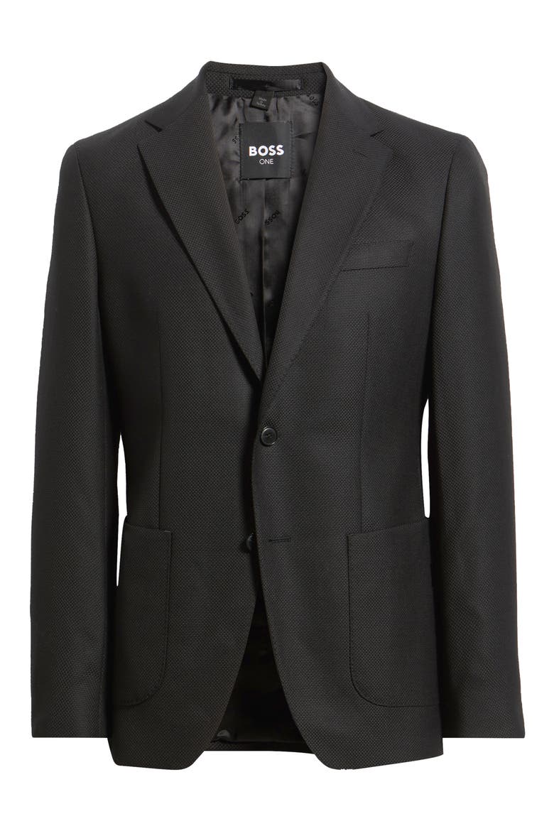 Hutson Wool Sport Coat, Alternate, color, BLACK