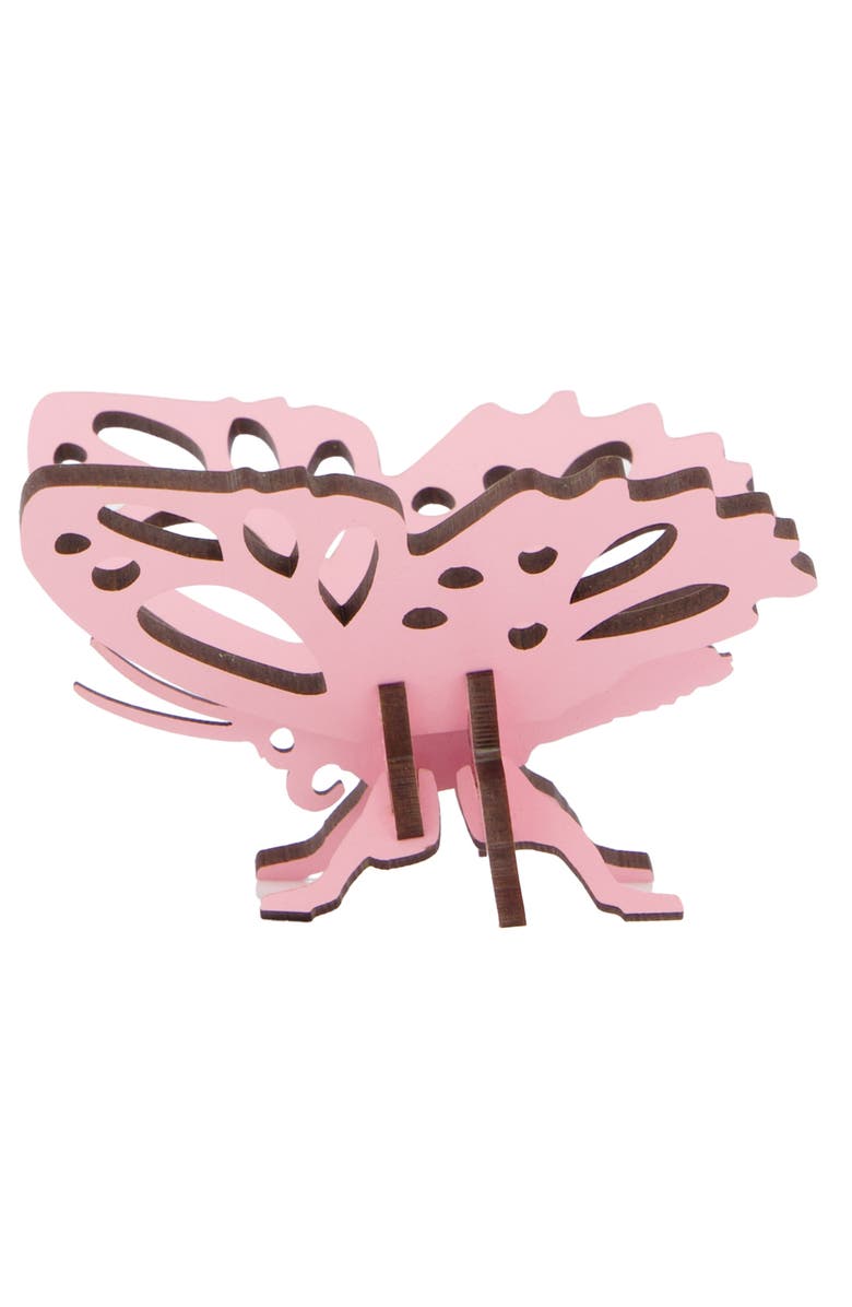 Little & Wood Woodlet Butterfly 3D Wooden Kit Set, Ages 6+, Alternate, color, Multicolored