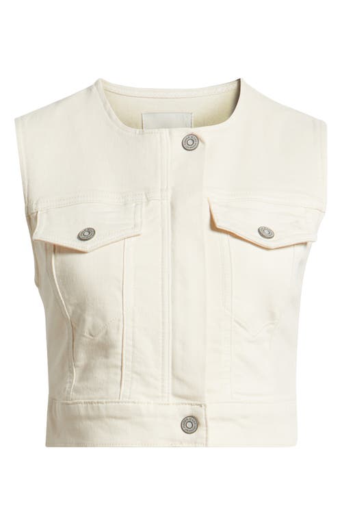 Hidden Jeans Crop Trucker Vest