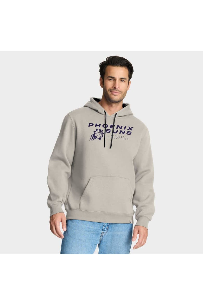 Men's Fanatics Off White Phoenix Suns Crossover Collection Blocked Shot Premium Pullover Hoodie, Main, color, Cream