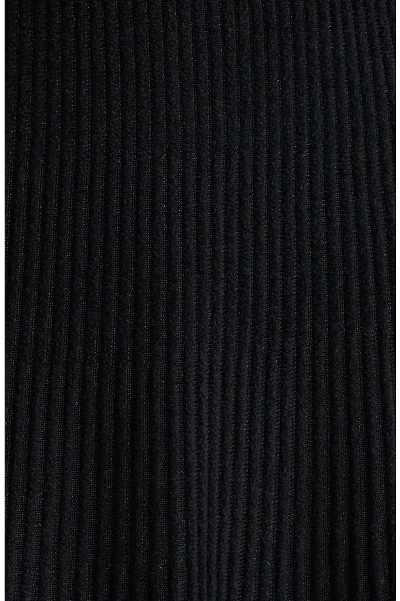 Felvetta Mock Neck Midi Dress, Alternate, color, BLACK