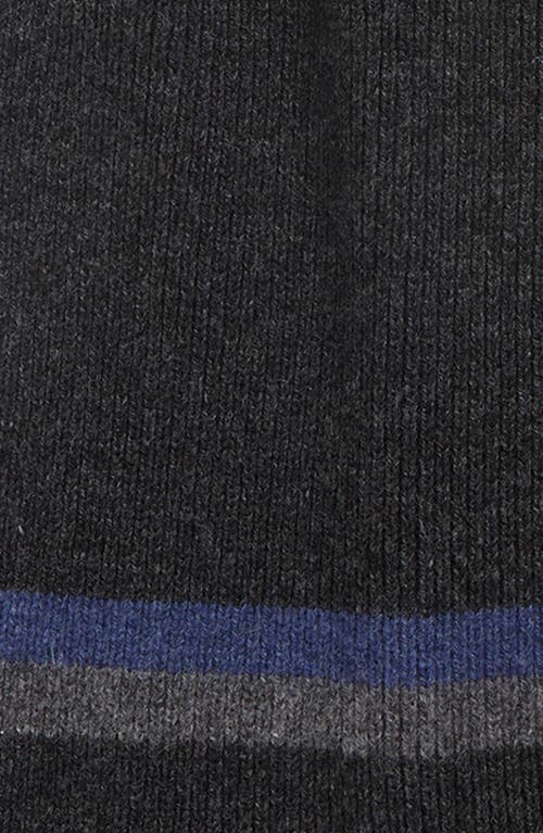 Robert Barakett Tipped Wool And Cashmere Scarf In Black
