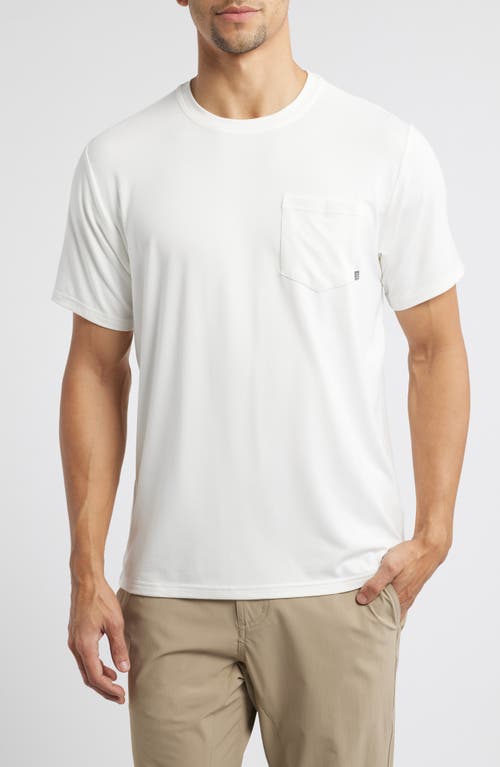 Free Fly Flex Performance Pocket T-shirt In White