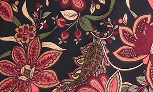 Jones New York Floral V-neck Jersey Top In Pattern