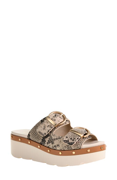 Surf's Up Platform Slide Sandal (Women)