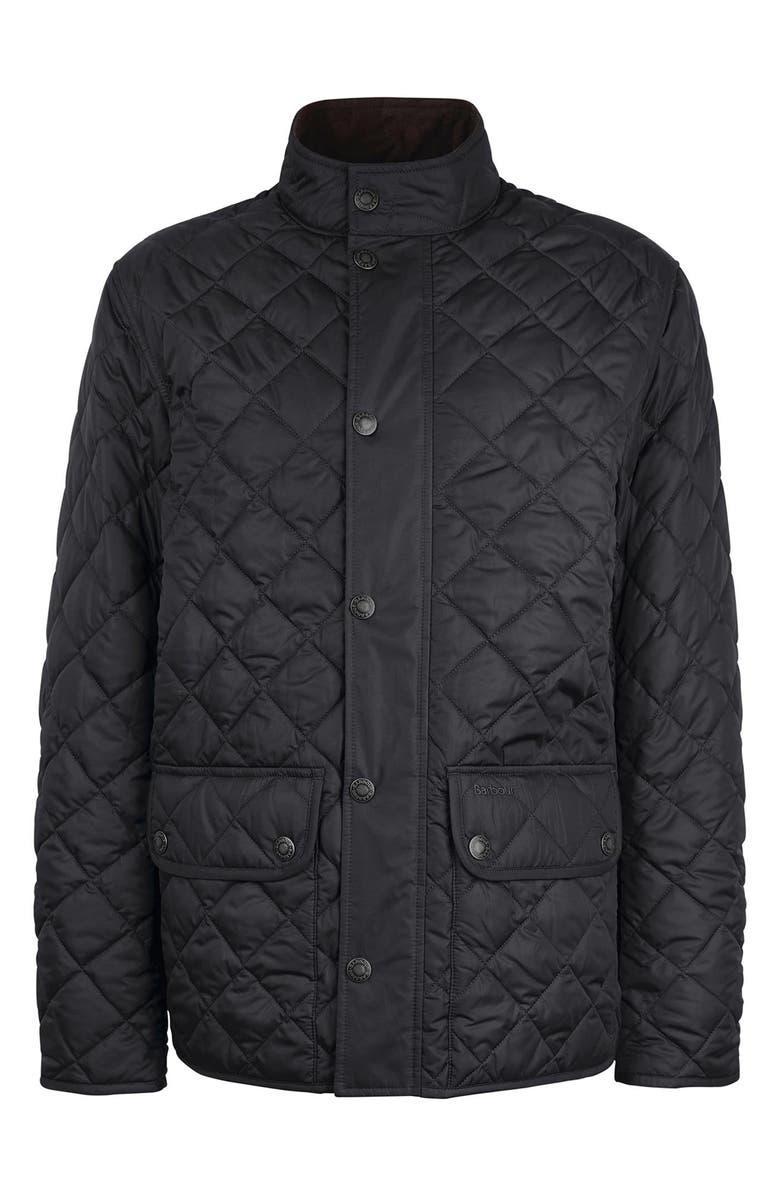 Barbour Lowerdale Quilted Jacket, Alternate, color, Black