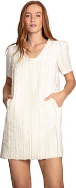 Belle & Bloom Solana Boho Fringe Shift Mini Dress