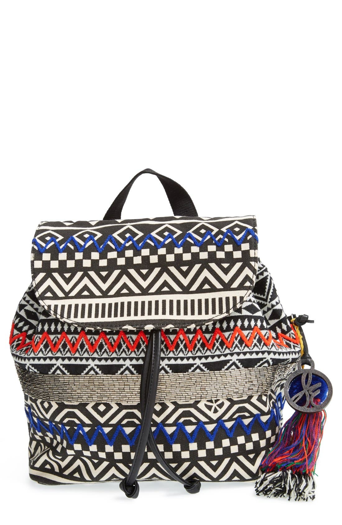 Sam Edelman 'Bella' Woven Backpack, Main, color, 