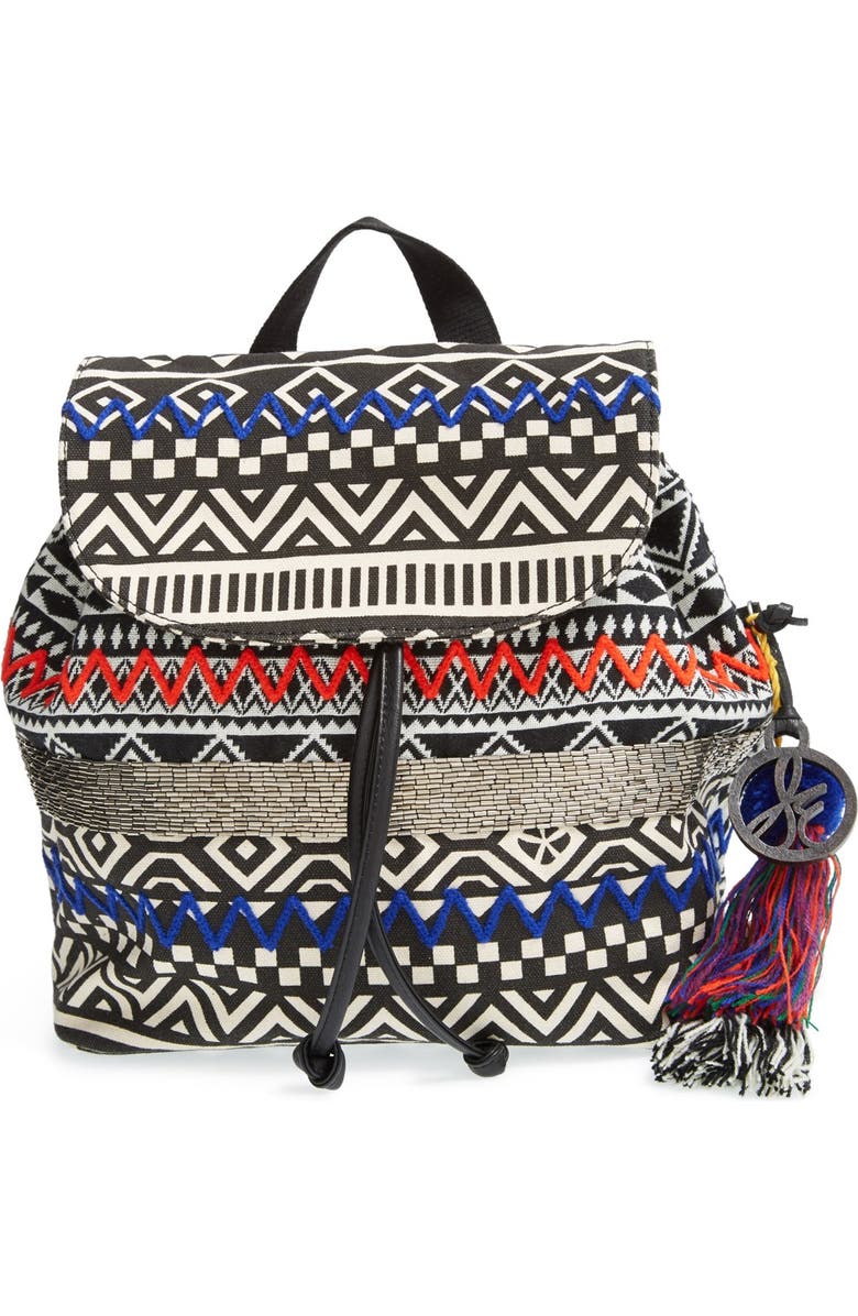 Sam Edelman 'Bella' Woven Backpack, Main, color,