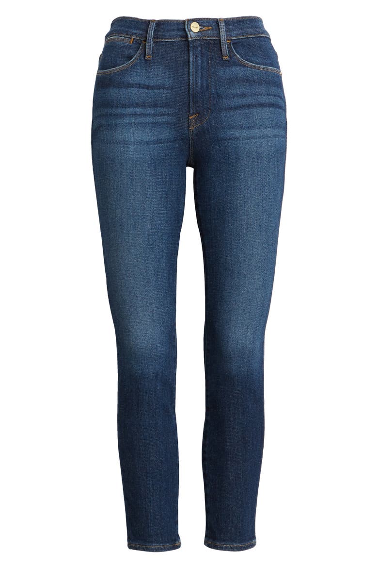 Le High Waist Crop Skinny Jeans, Alternate, color, ALLESANDRO