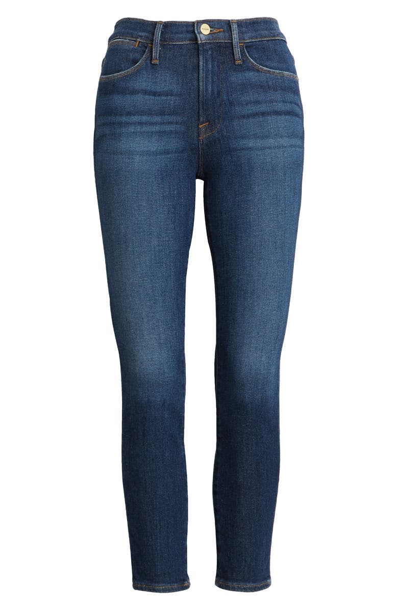 FRAME Le High Waist Crop Skinny Jeans, Alternate, color,
