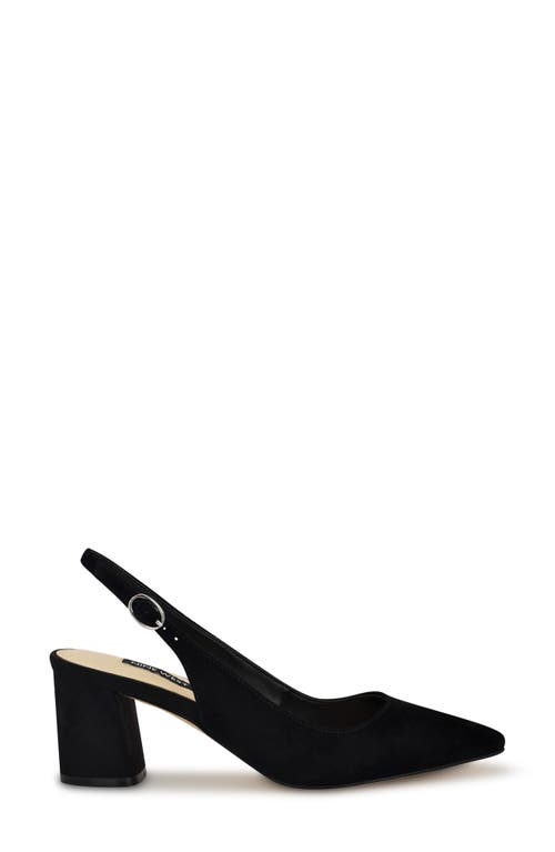 Nine West Kamsee Slingback Pointed Toe Pump In Black