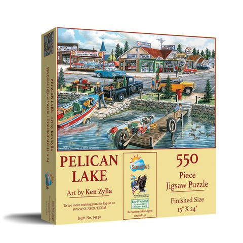 Pelican Lake 550 piece Jigsaw Puzzle for Adults