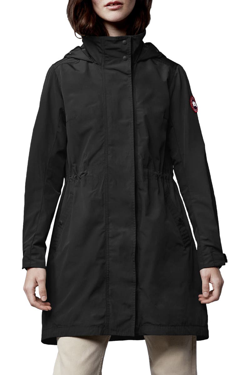 Canada Goose Belcarra Water Resistant Hooded Jacket, Main, color, Black - Noir