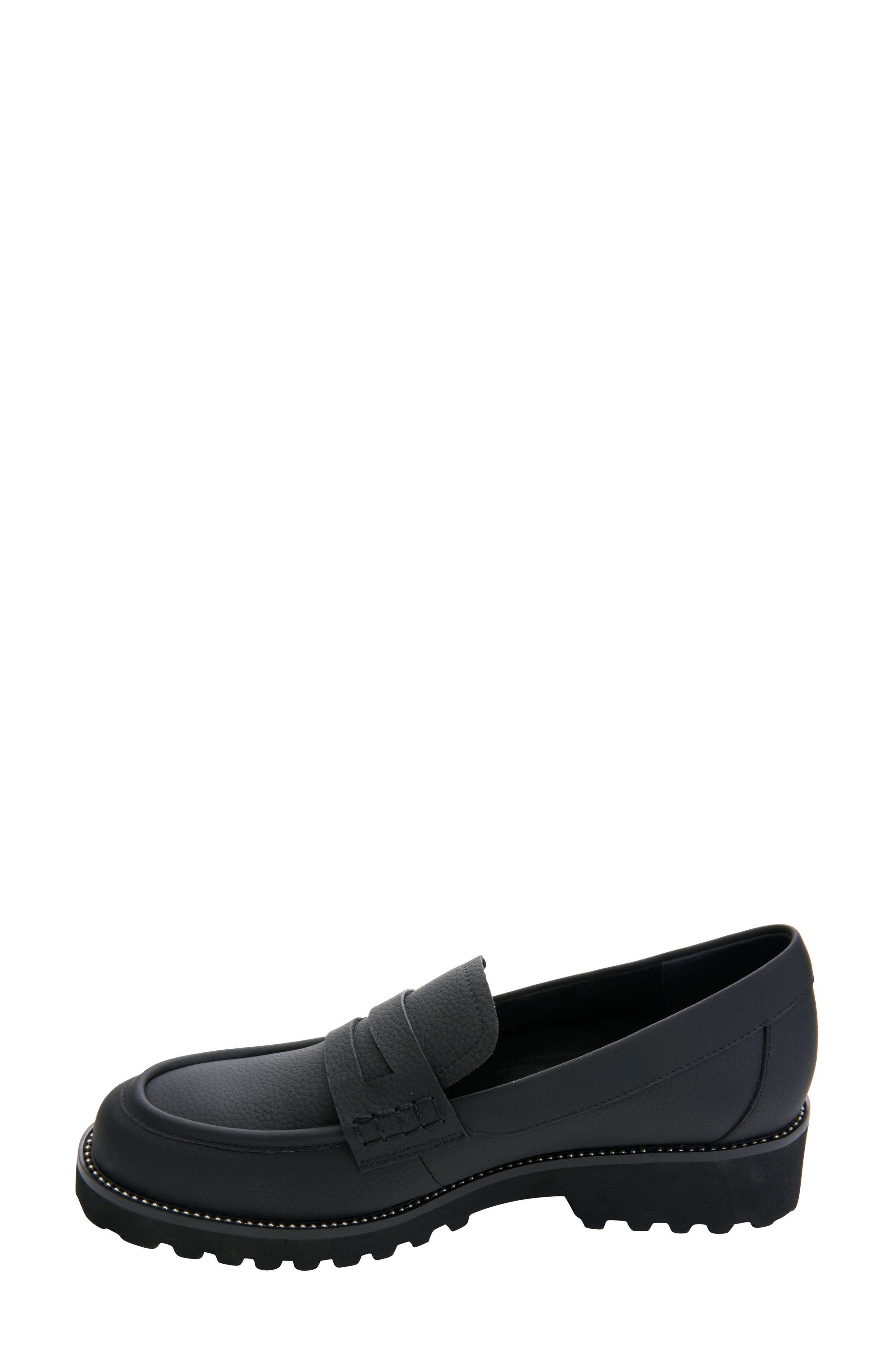 VANELi Zayna Water Resistant Penny Loafer, Alternate, color, Black