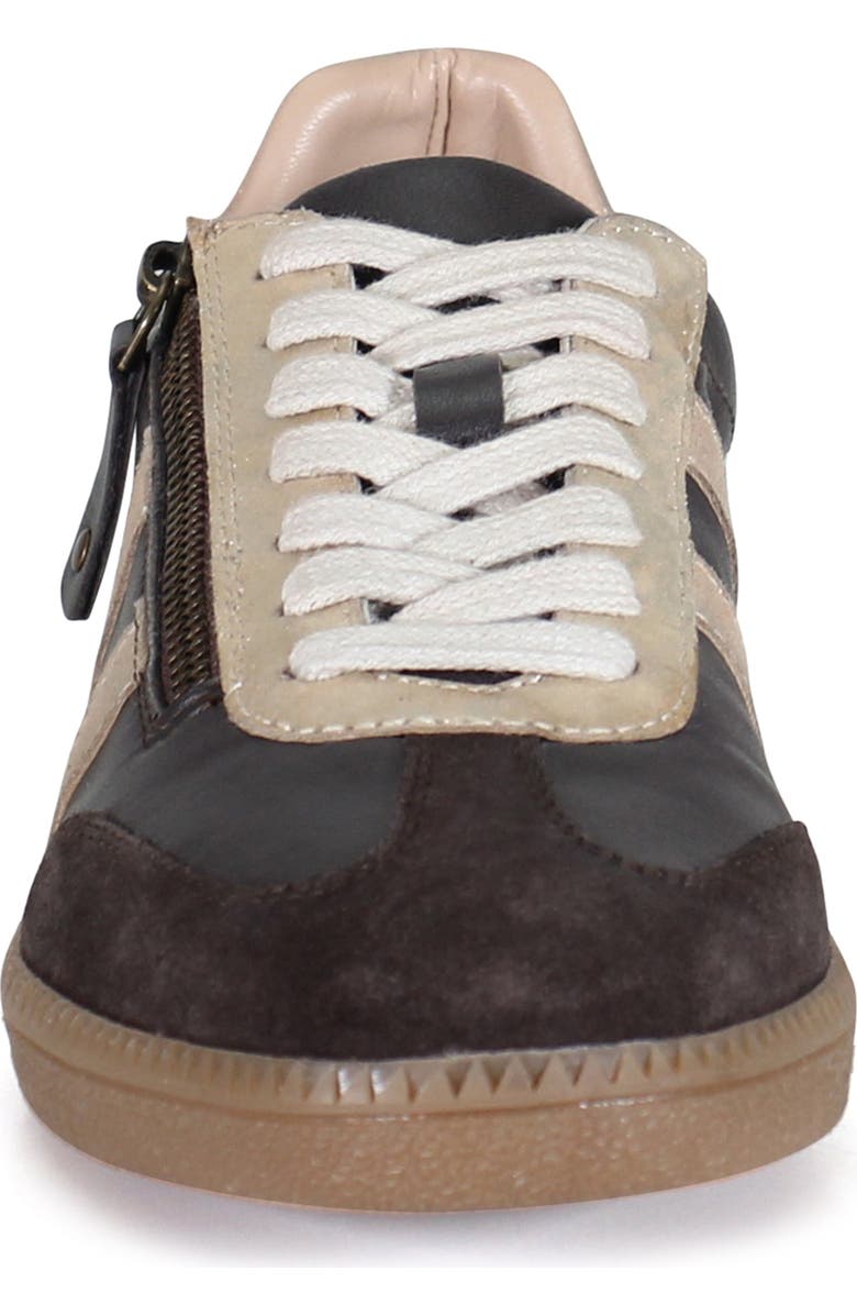 Diba True TO PAZ Lace Up Leather Sneaker, Alternate, color, Dark Brown/Gold