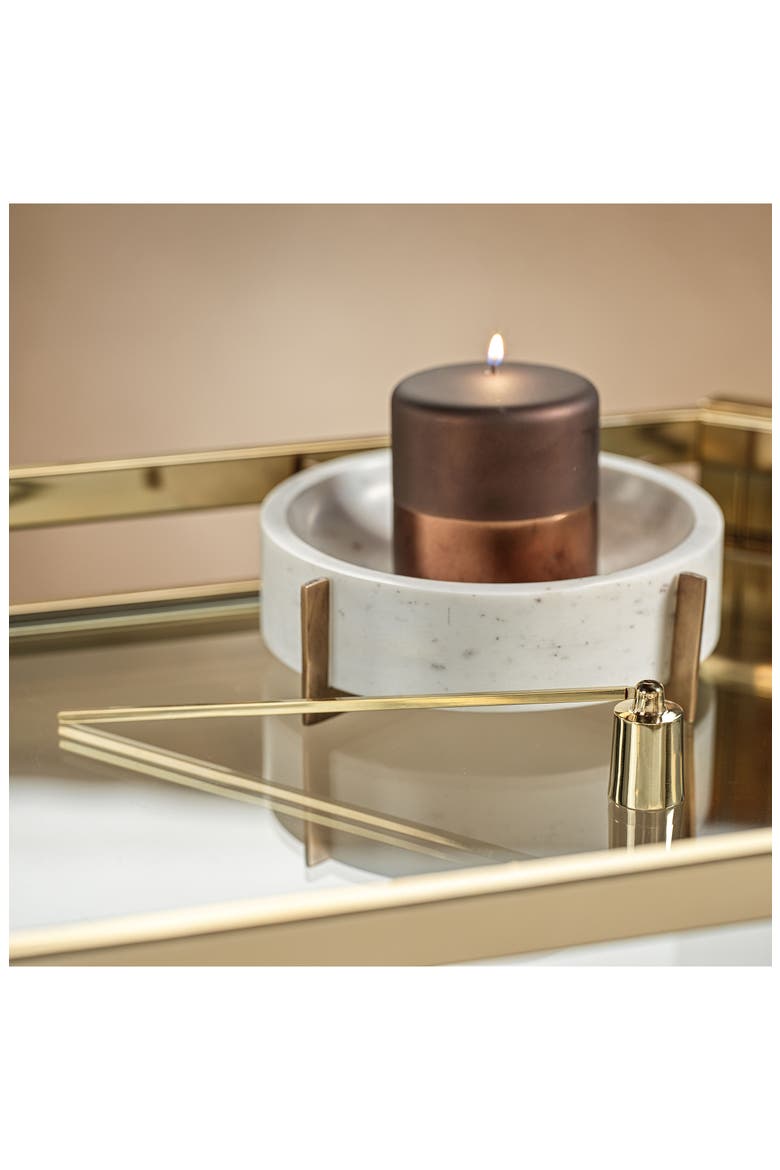 Brass Candle Snuffer, Alternate, color, GOLD