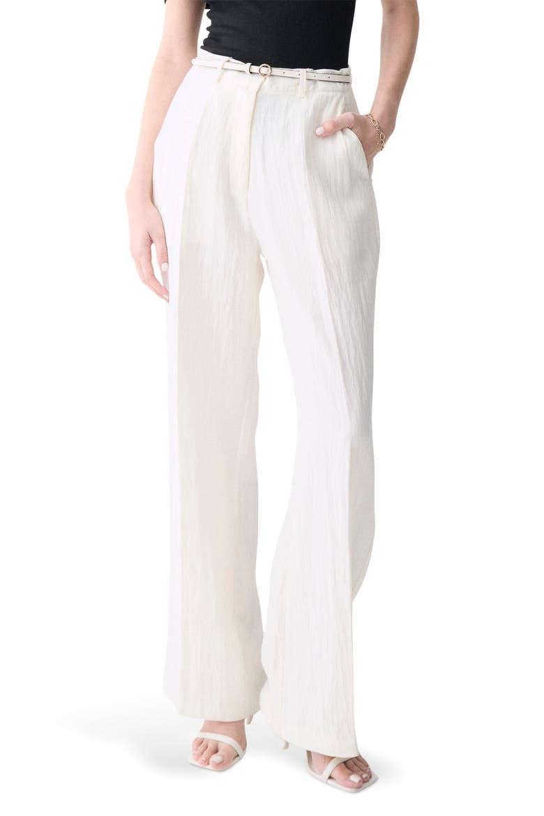 Caleira Straight Leg Pants, Main, color, ECRU