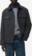 MANGO Cotton Corduroy Collar Jacket