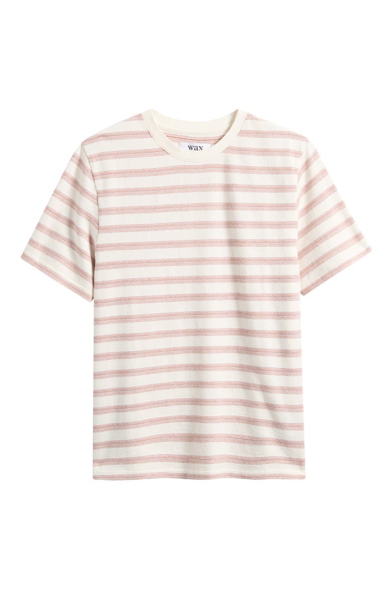 Dean Stripe T-Shirt, Alternate, color, ECRU / RUST