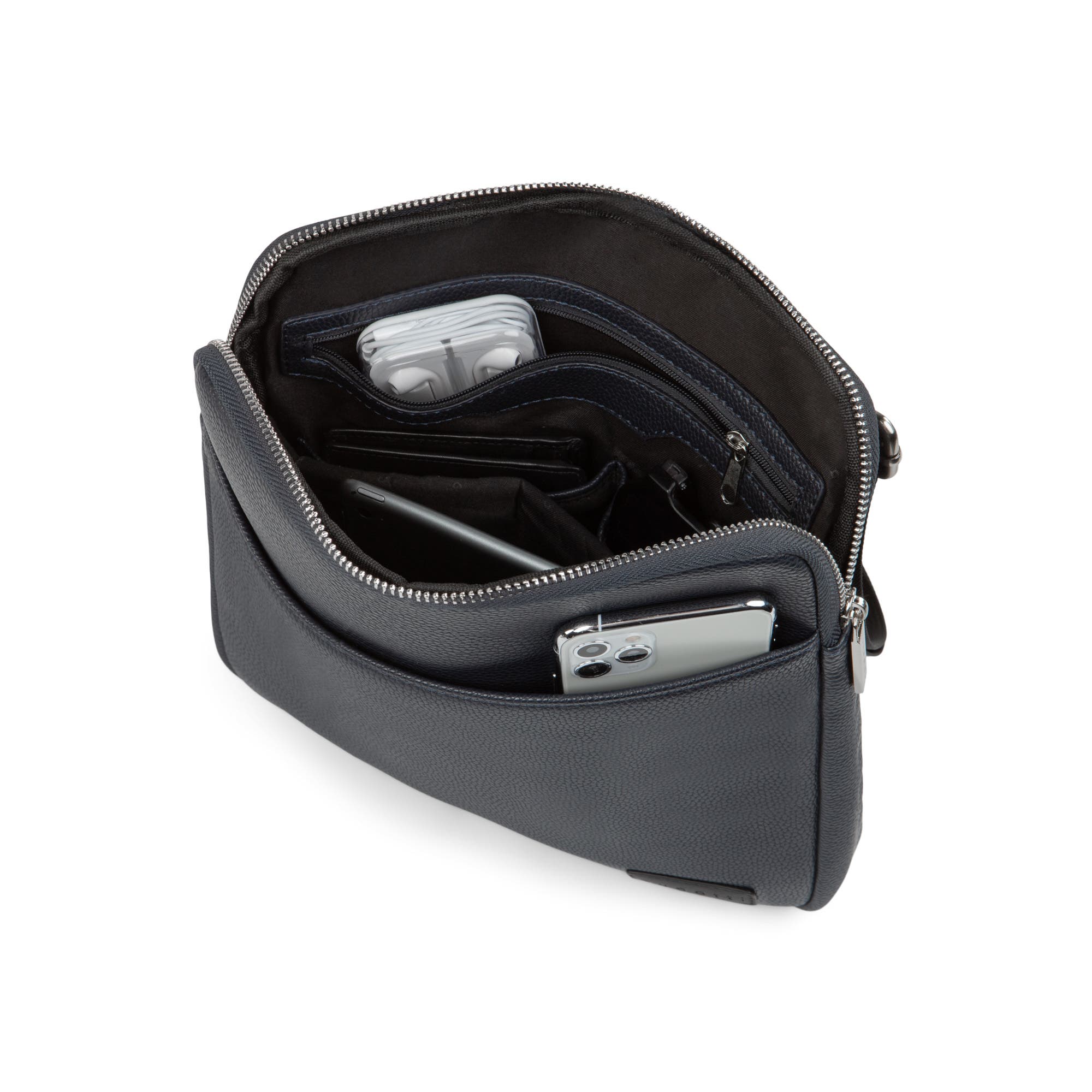 Contrast Crossbody, Alternate, color, Navy